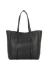 Everyday Tote, &pound;395, Handbags, Black, Leather, Back view